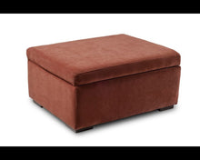 Cargar imagen en el visor de la galería, OTOMANA / PUFF CONVERTIBLE EN ASIENTO. (ACABADO EN TELA).